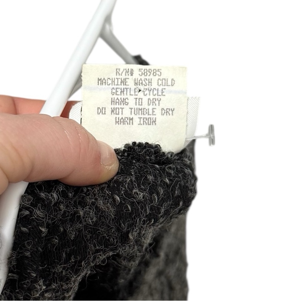CLIO 80s 90s Vintage Boucle/Nubby Wool Blend Knit Textured Sweater Medium NWOT - Picture 13 of 13